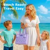 GripEase EVA Material Light Purple Beach Tote Bag Lightweight Durable