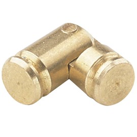 Solid Brass Small-Box Cylinder Hinges (10 per pack)