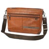 Mustache JTZ-4156 Men's Shoulder Bag, A4 Storage, Synthetic Leather, Camel