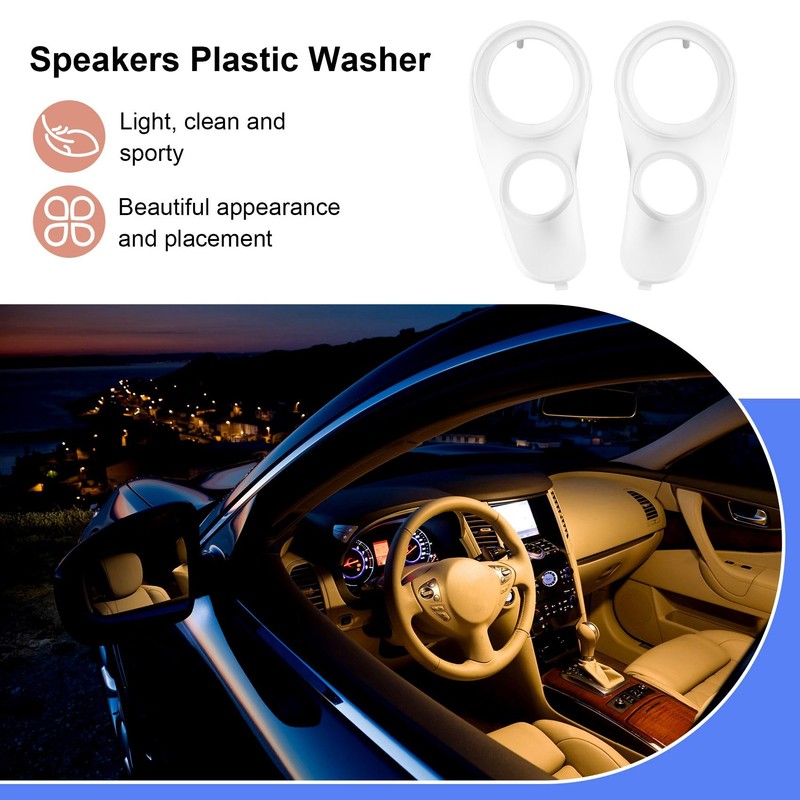 1 Pair Car Audio Speaker A-Column Tweeter Bracket Gasket for