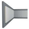 7 7/8"H x 1/2"P x 94 1/2"L Mack Panel Moulding