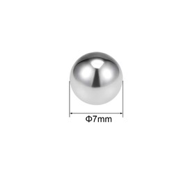 sourcing map 7mm Bearing Balls 304 Stainless Steel G100 Precision Balls 20pcs