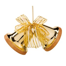 Happy People Doppelglocke,Weihnachtsdeko, Gold