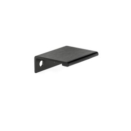 Richelieu Hardware - BP989833990 - Contemporary Aluminum Edge Pull - 9898 - 33 mm - Brushed Black Finish