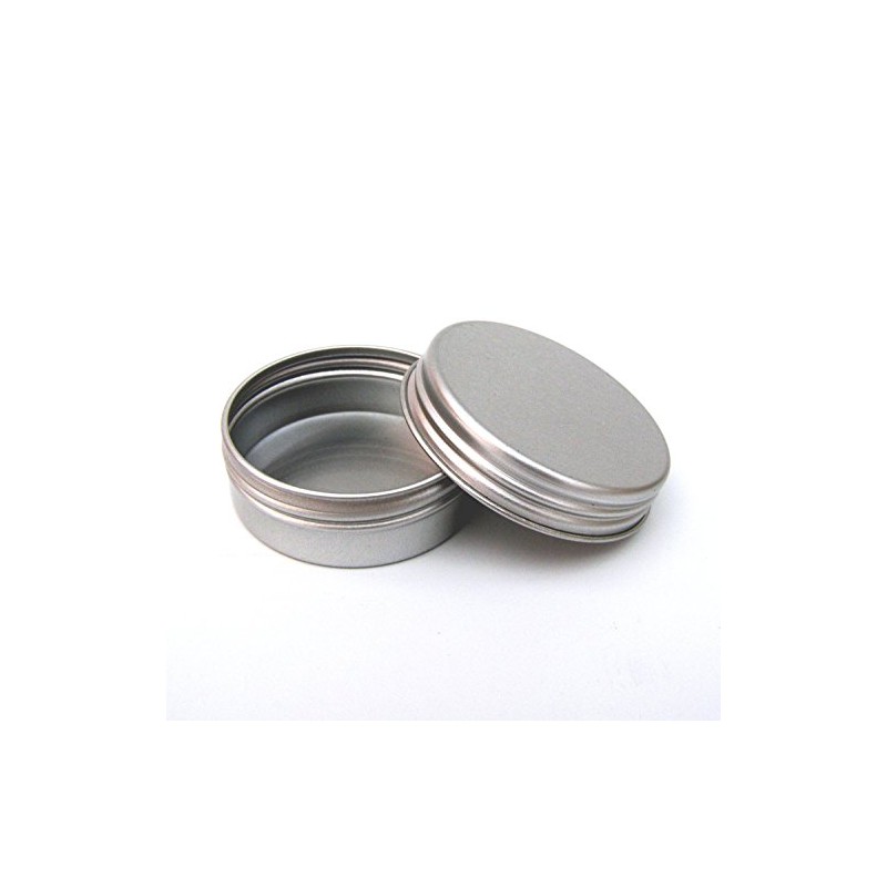 10x 10ml Aluminium Lip Balm Pots 10ml Capacity Empty Small