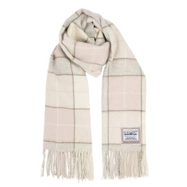 Heritage Traditions 100% Pure Wool Tartan Scarves Shawls and Wraps (Natural)