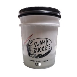 The Original Swamp Bucket with Black or Red Lid (Lid Color Will Vary Depending on Inventory Supply)