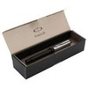 Parker Vector Premium Shiny Stainless Steel Chiselled Blue Rollerball Pen