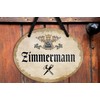 schilderkreis24 Tin Sign "Carpenter" Decorative Gift Idea Man 18 x