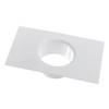 EUROPLAST 125mm / 5 Inch Straight Duct Connector with Flange