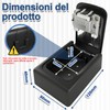 DIYGEEK Key Safe with Combination Code, Key Cabinet with 4-Digit