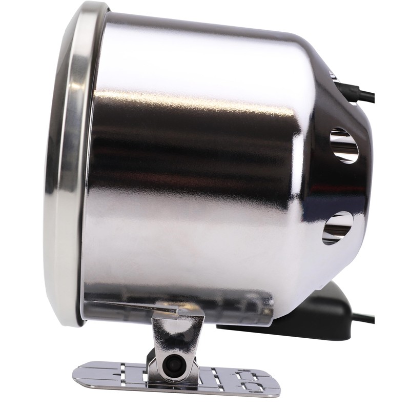 RACETECH Universal 85mm 3-3/8" Chrome Single Gauge Dashboard Pod Mounting