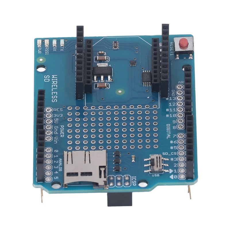Prototype Screw Shield Wireless On Board Storage Card Slot Terminal