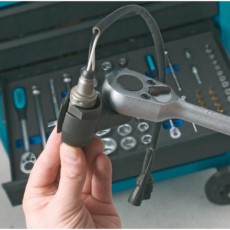 HAZET 4680-5 Hexagon Profile Lambda Probe Socket - Phosphatised/Oiled