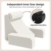 ENITYA Back Pillow for Bed Sitting up, 19" Reading Pillow
