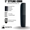 G.B.S Pocket Comb 12 Pack – Black Coarse/Fine & All