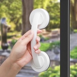 KAFENDA Strong Suction Cup Handle is Suitable for Glass Doors and Windows, as Well as cabinets. It Features a Seamless Installation, is Washable, and can be reused