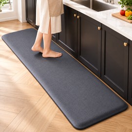 Thickened Absorbent Floor Mat for Kitchen & Bathroom – Non-Slip Striped Design for Sinks, Doors & Daily Home Use