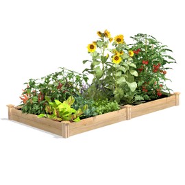 Greenes Fence Original Cedar Raised Garden Bed, 4' x 8' x 7" - Made in USA with North American Cedar
