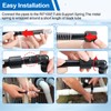 GYPNS Pool Chlorinator PVC Flexible Tubes with Support Spring -