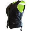 Missing Link Women's G2 D.O.C. Reversible Safety Vest (Black/HiViz Green,