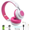 Riwbox WT-7S Bluetooth Headphones Light Up, Foldable Stero Wireless Headset