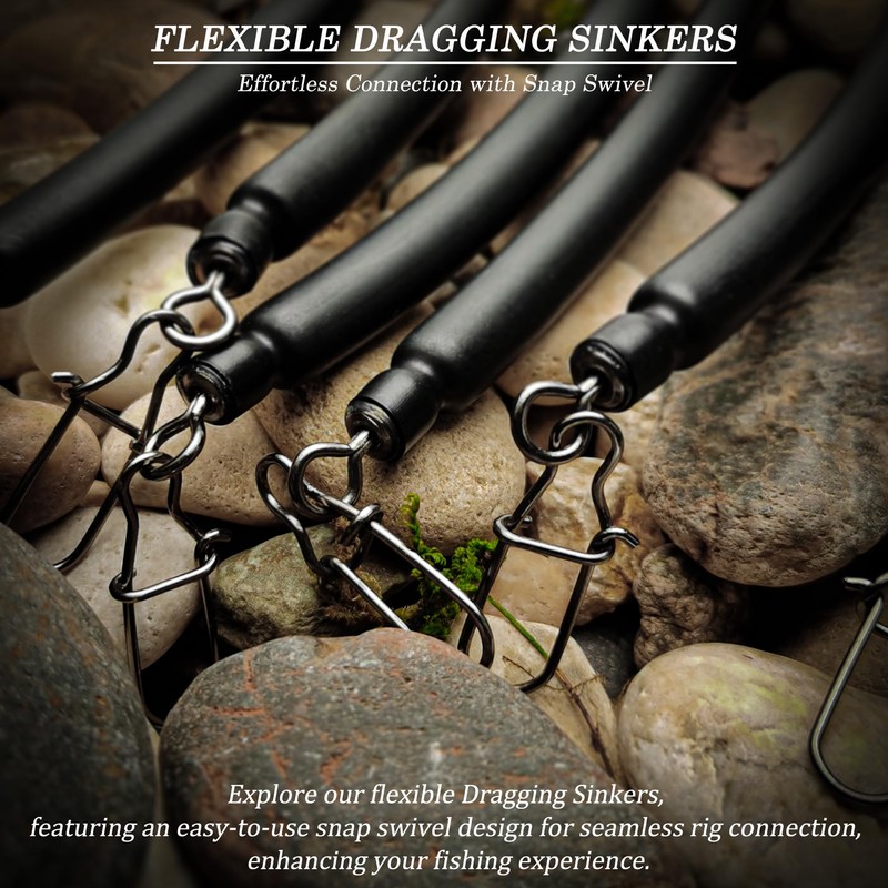 VMSIXVM Dragging Weights for Catfishing, Catfish Drag Weights No Snag