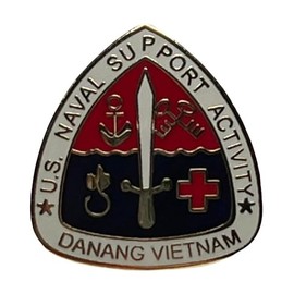 Trade Winds 3 Pack US Naval Support Activity Danang Vietnam Hat Cap Lapel Pin M-797