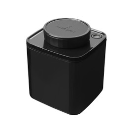 ANKOMN Dial Type Vacuum Storage Container Turn Seal Black Blackout Canister (0.6 L), Coffee Beans Approx. 5.3 - 7.1 oz (150 - 200 g), Coffee Powder, Approx. 3.5 oz (100 g), Vacuum, Airtight, Sealed