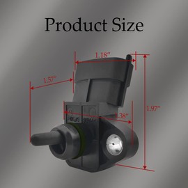 HAOBO Manifold Absolute Air Pressure Map Sensor, Air Pressure Sensor, 39300-2B000 Professional Engine Intake Air Pressure Temperature Switch Car Accessories Compatible with Azera Equus Genesis Tucson