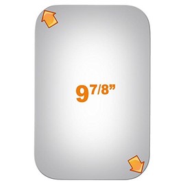 Burco 2732 Driver or Passenger Side Replacement Mirror Glass for 1992-2001 AM GENERAL HUMMER, 2002-2006 HUMMER H1