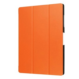 ZZOUGYY Tablet Cover for Acer Iconia One 10 B3-A40 10.1"(2017 Release),Ultra Thin Slim Folio Stand Lightweight Leather Case for Acer Iconia One 10 2017 B3-A40FHD 10.1 inch (Orange)