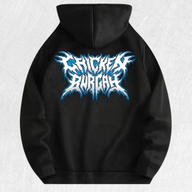 Screaming Drip Graphic Hoodie 100% Cotton US Warehouse 7 ColorsColor: Brown, Size: M