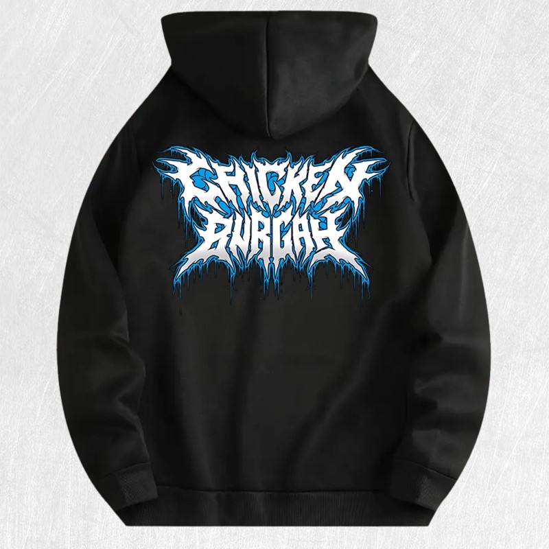 Screaming Drip Graphic Hoodie 100% Cotton US Warehouse 7 ColorsColor: