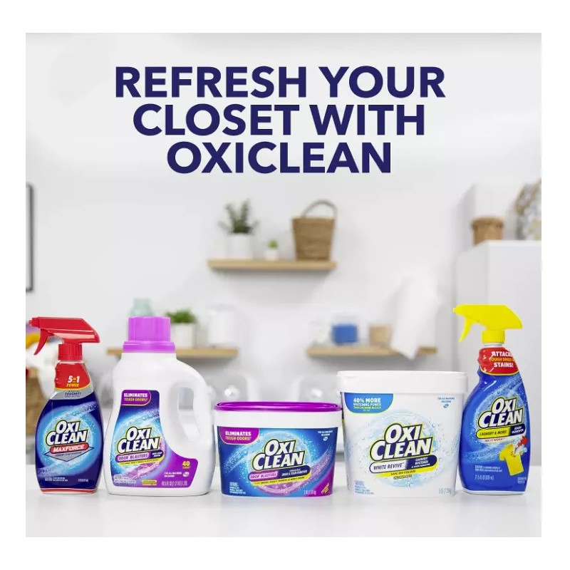 OxiClean Odor Blasters Versatile Odor and Stain Remover Powder, 5