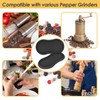 Koluti Salt and Pepper Mill Silicone Tray Set of 2,