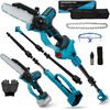 8 Inch Cordless Pole Saw for Makita 18V Battery (No