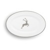 GMUNDNER KERAMIK Oval Plate / Flag Gourmet Size: L 21