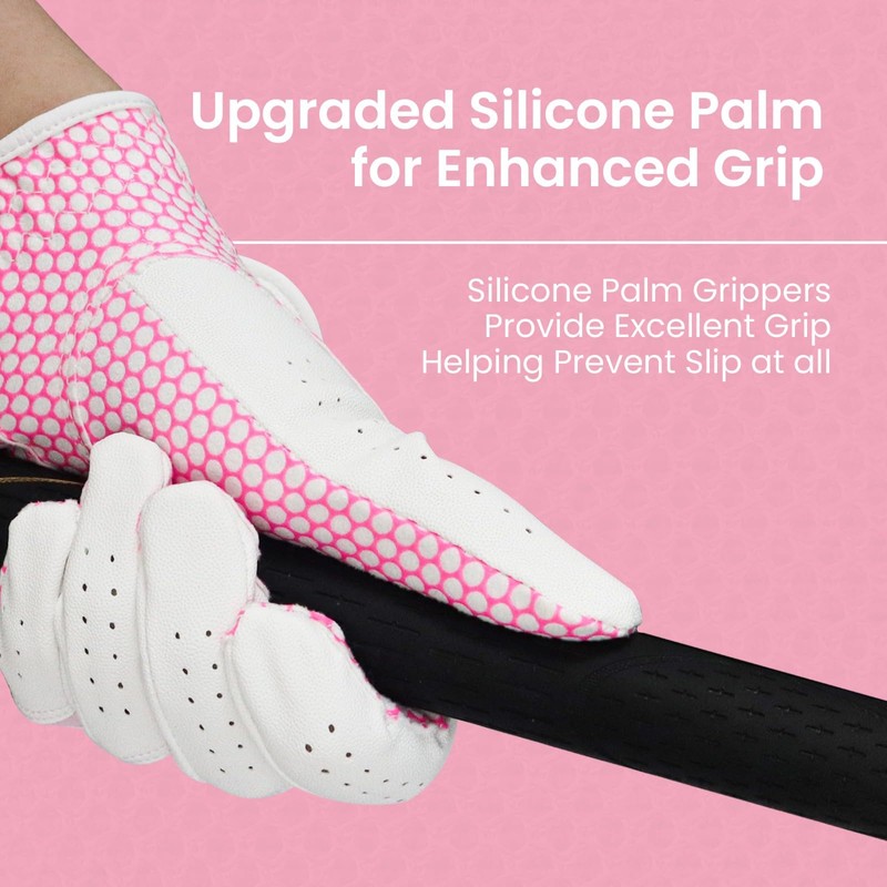 FINGER TEN Golf Gloves Ladies Left Hand with Non Slip