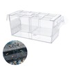 Aquarium rearing tank, acrylic fish breeding box with suction cups,