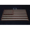 Ivamis Brown Subdued American Flag Patch- 5x3 inch - P5648