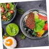 MAGICLULU 2Pcs Stainless Steel Salad Bowls with Lids Heights Rustproof