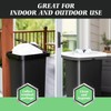 Large 20 Gallon White Drawstring Trash Bags, 1.8 Mil, 120