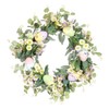 Easter Wreath Easter Eggs Daisy Garland Simulation Plants Door Hanger