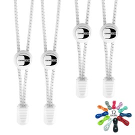 Bertony Clever Laces #1 Running Elastic Shoelaces with Quick Release Round Reflective Rubber Shoe Laces for Children and Adults, multicolour