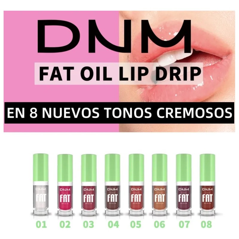 Set De 8 Aceites Para Labios Lip Glow Oil Gloss