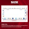 Personalise Evil Eye Stainless Steel License Plate Frame Fits US