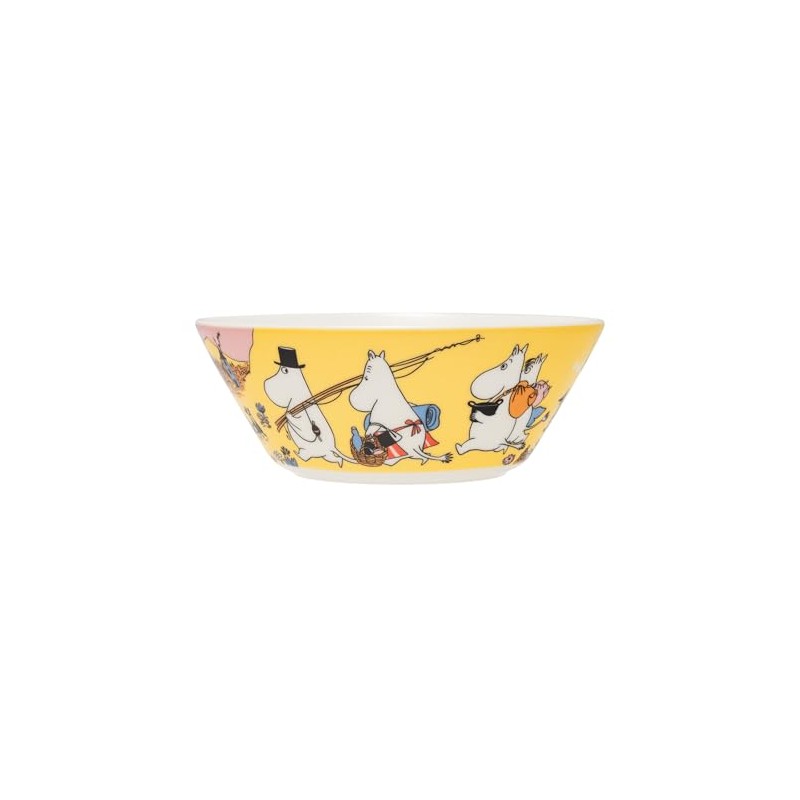 MOOMIN ARABIA 1076288 Classic Family Time Moomin Dish, Bowl, Plate,
