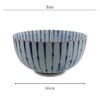 Tableware East Okori Ron, Large, Fukumi Tsucha, 6.3 inches (16
