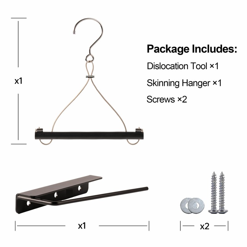 Rabbit Processing Kit – Heavy-Duty Iron Dispatch Tool & Iron